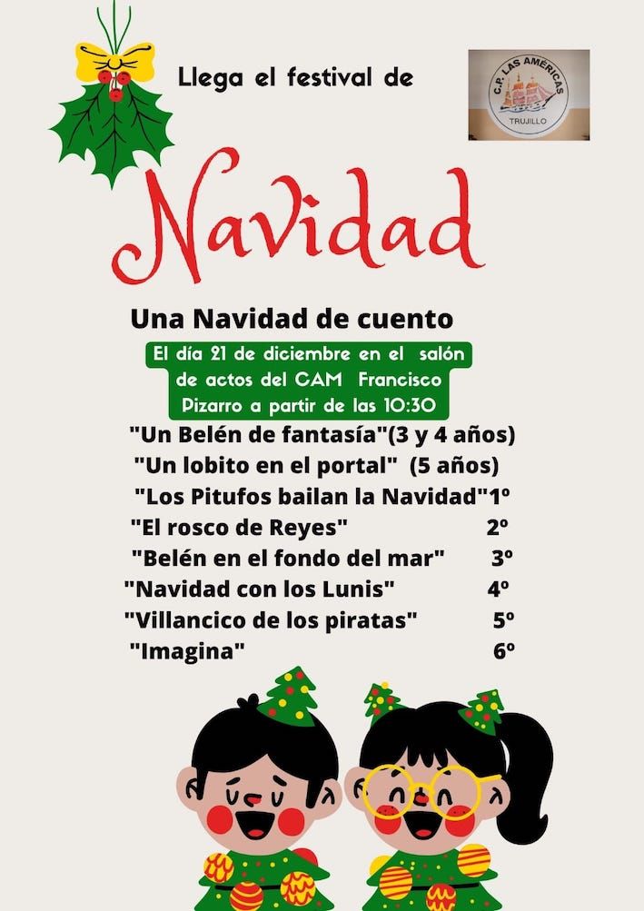 Cartel Festival Navidad 2022